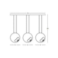 Lustră LED Auriu – Zambelis 23029
