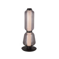 Lampă masă LED Sticlă Fumurie - Negru – Zambelis 23061