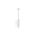 Pendul LED Șampanie - Auriu – Zambelis 23062