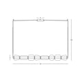 Lustră LED Șampanie - Auriu – Zambelis 23065
