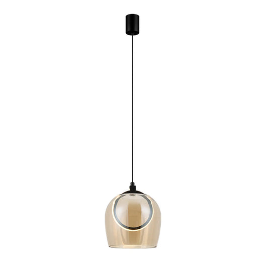 Pendul LED Șampanie - Negru – Zambelis 23079