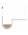 Lustră LED Negru - Gri – Zambelis 23170