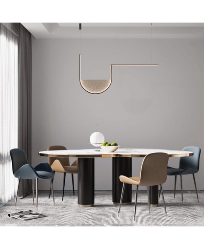 Lustră LED Negru - Gri – Zambelis 23170