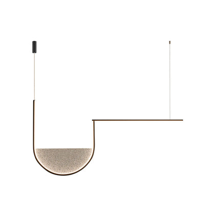 Lustră LED Negru - Gri – Zambelis 23170