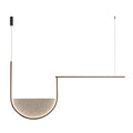 Lustră LED Negru - Gri – Zambelis 23170