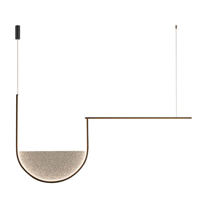 Lustră LED Negru - Gri – Zambelis 23170