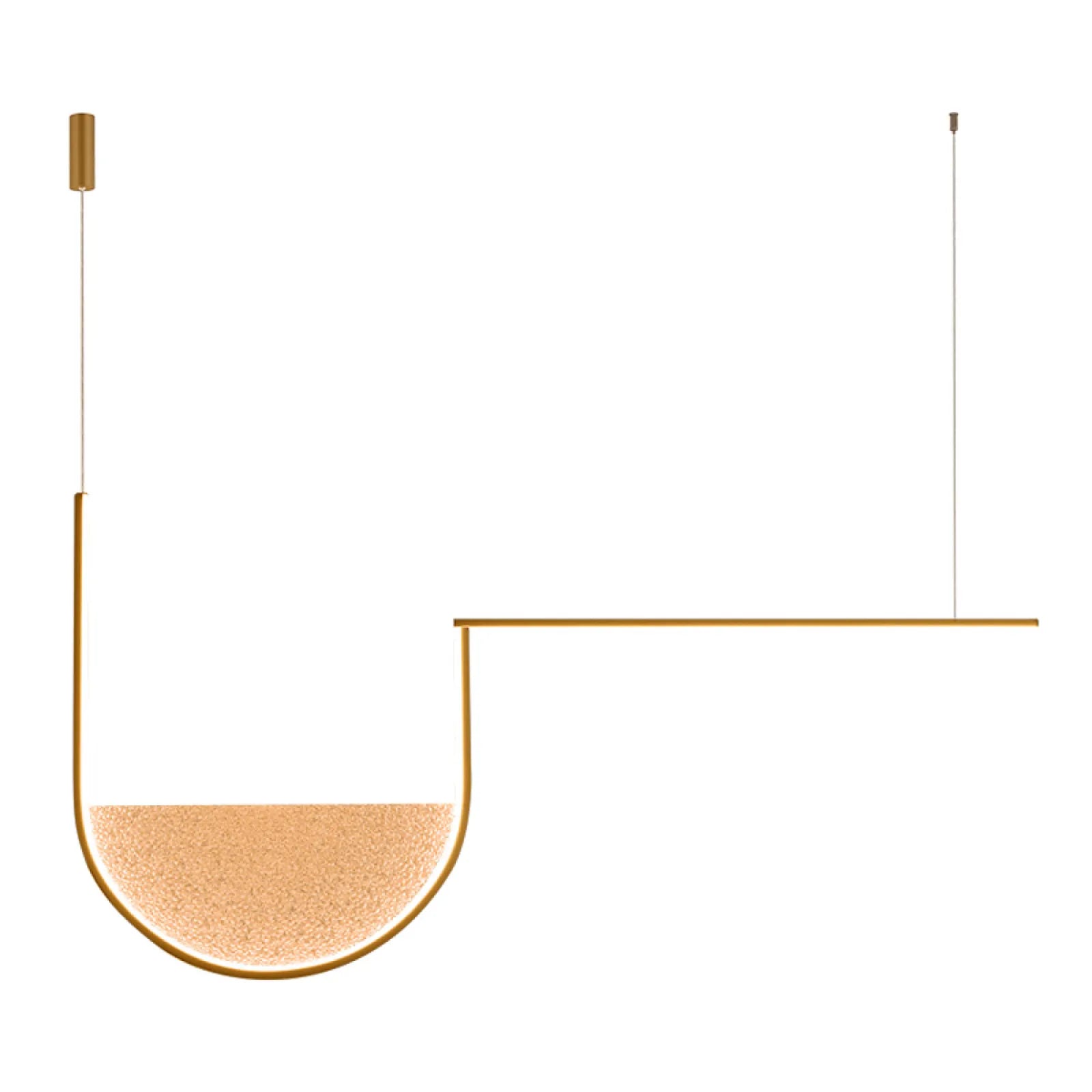 Lustră LED Șampanie - Auriu – Zambelis 23171