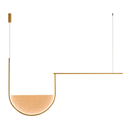 Lustră LED Șampanie - Auriu – Zambelis 23171