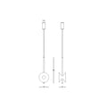 Pendul LED Gri - Maro – Zambelis 23176