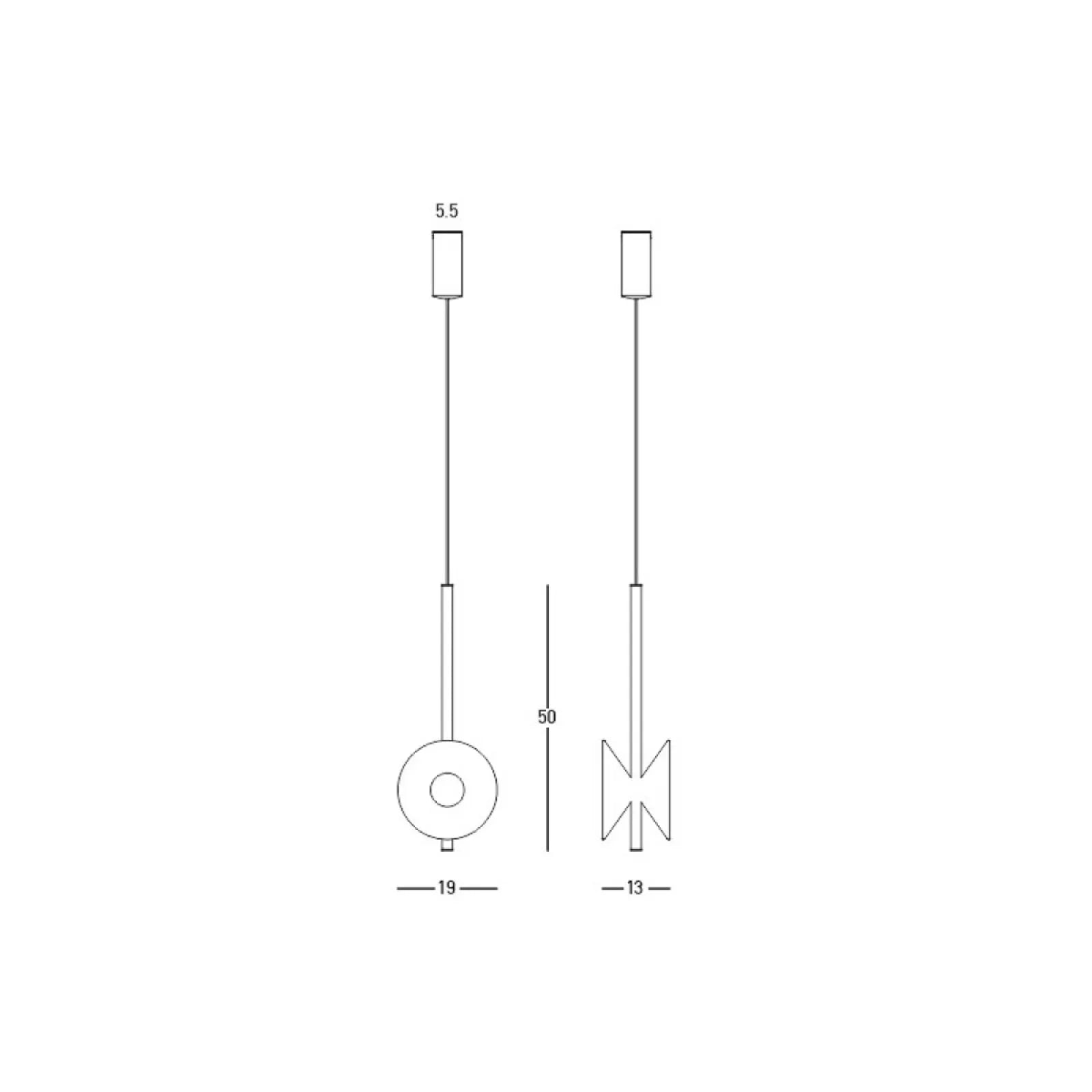 Pendul LED Gri - Maro – Zambelis 23176