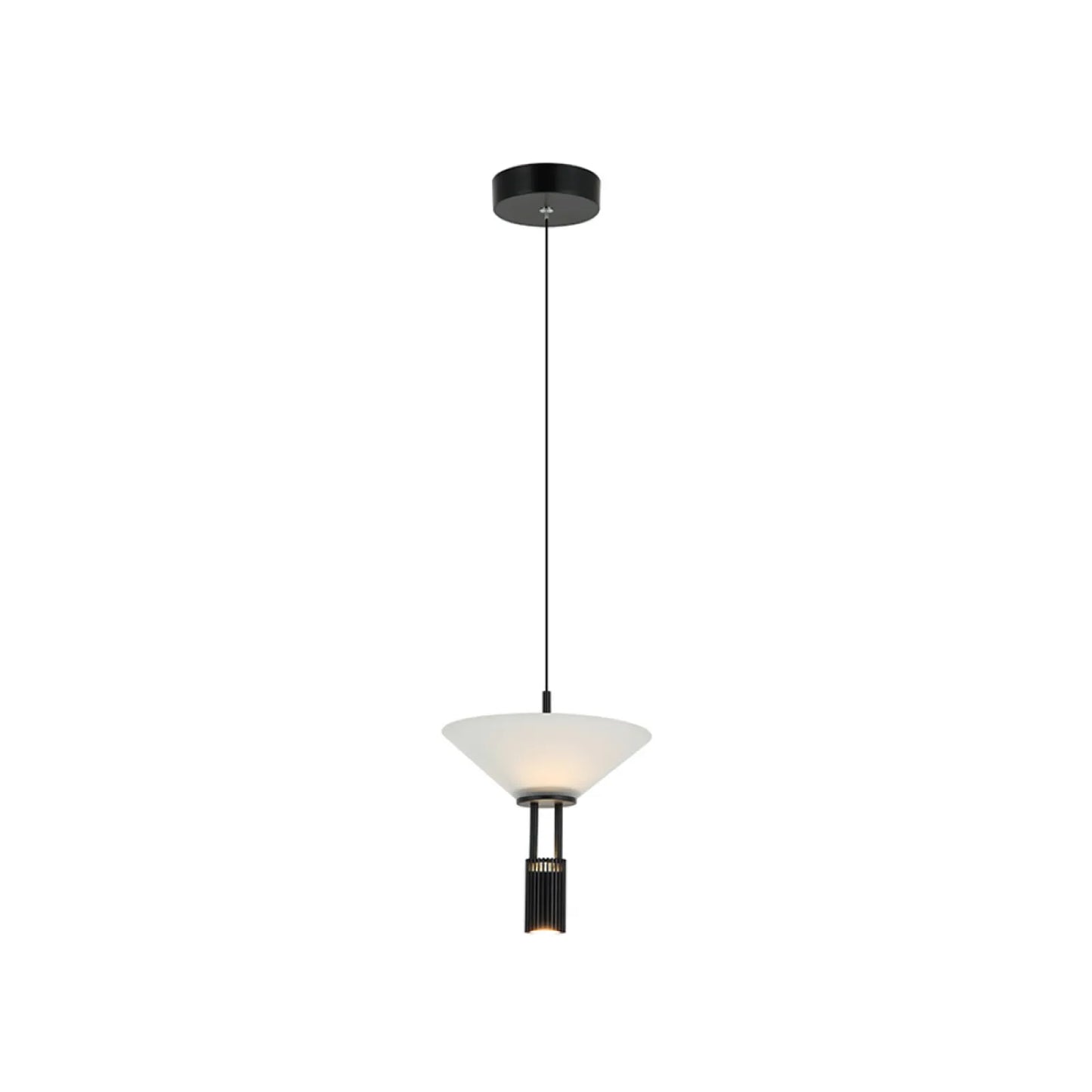 Pendul LED Negru – Zambelis 23198