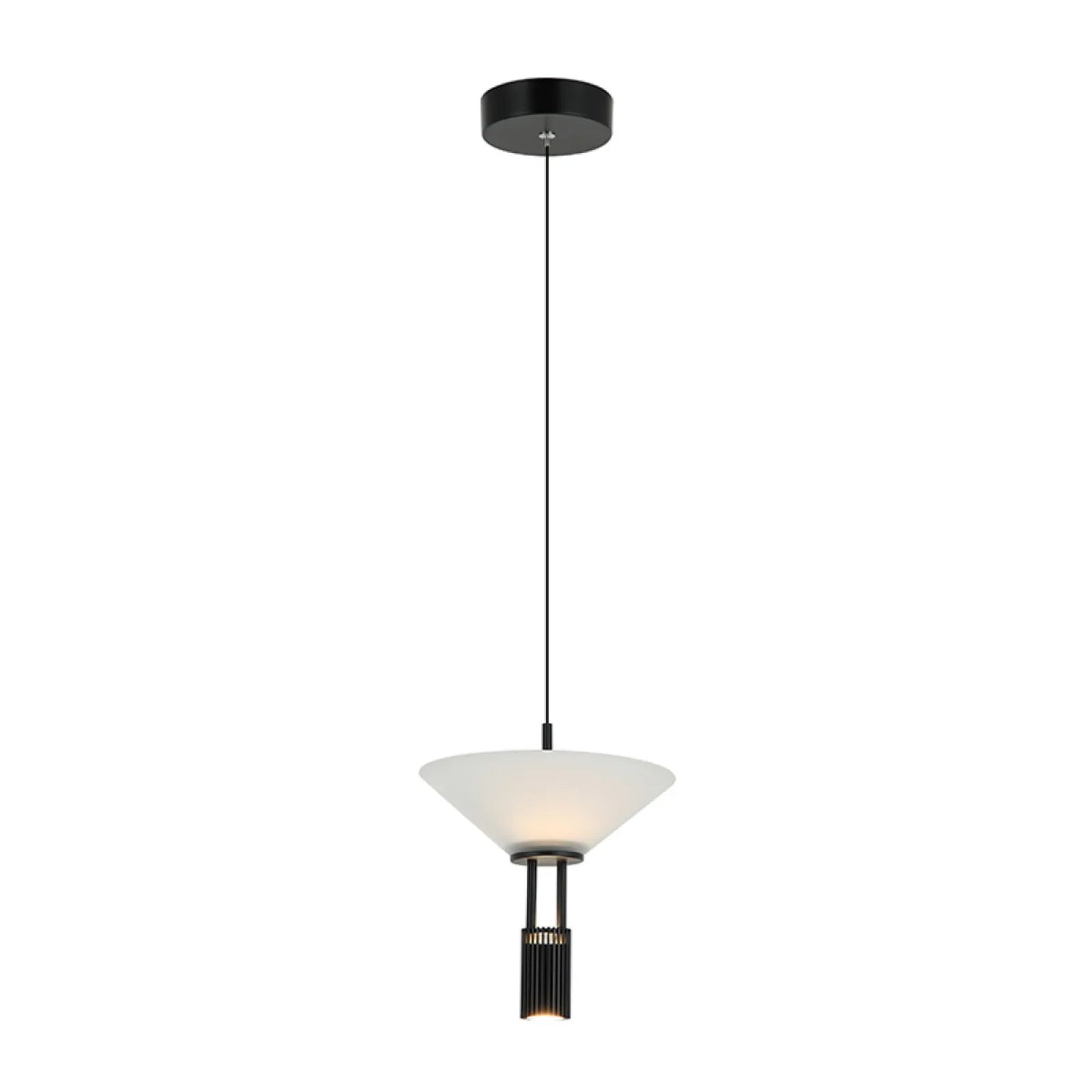 Pendul LED Negru – Zambelis 23198