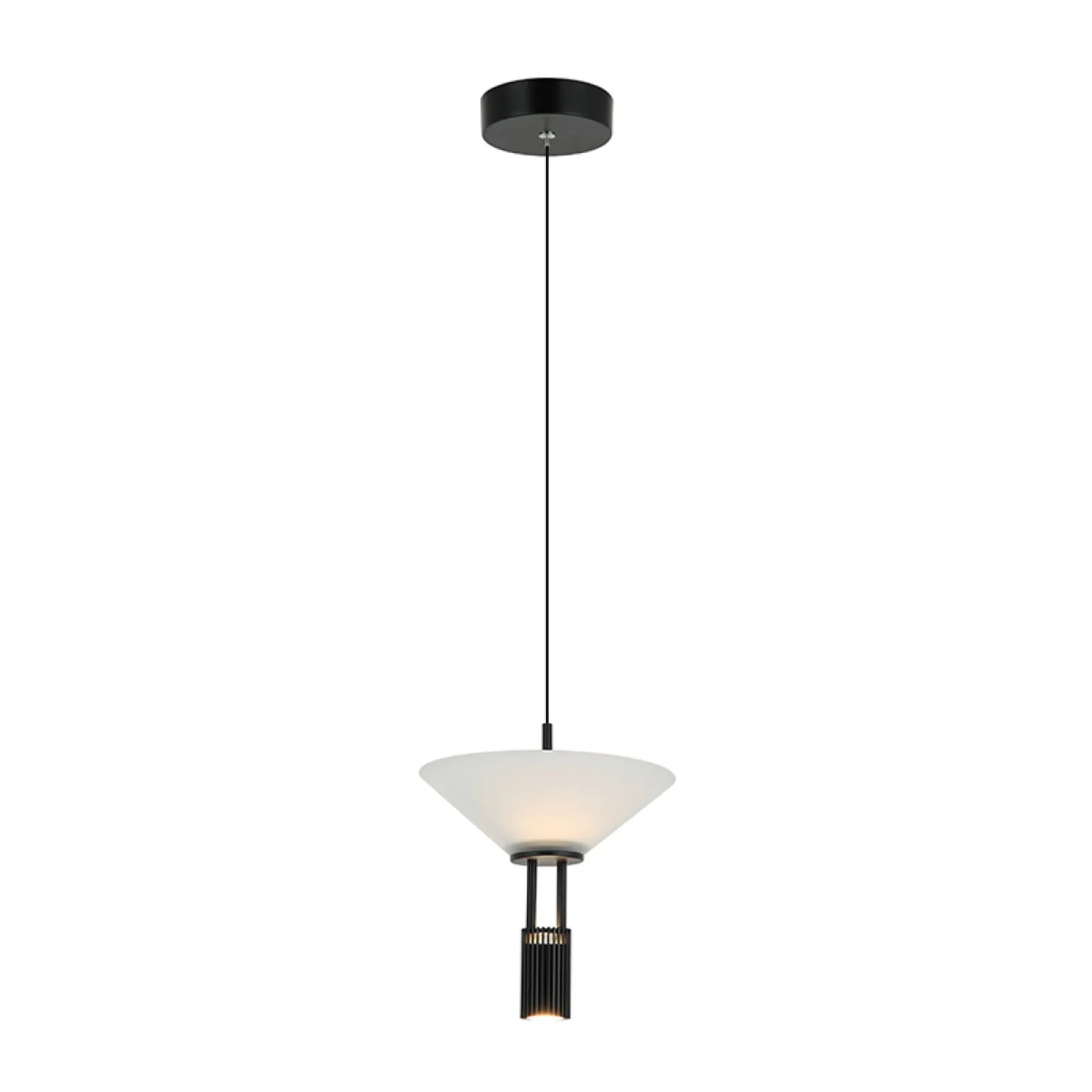 Pendul LED Negru – Zambelis 23198