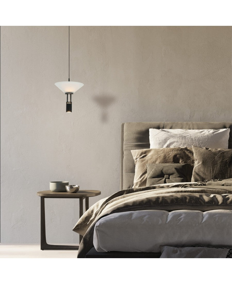 Pendul LED Negru – Zambelis 23198
