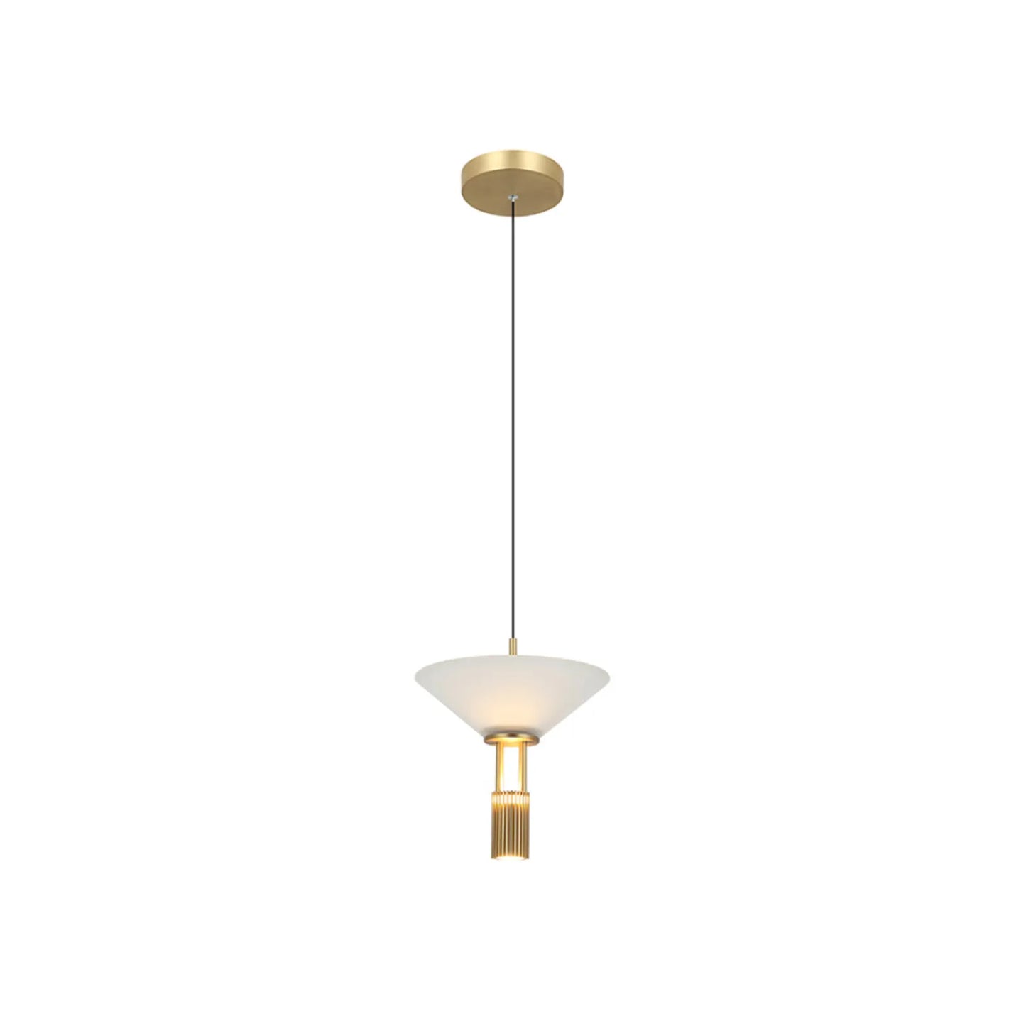 Pendul LED Auriu – Zambelis 23199