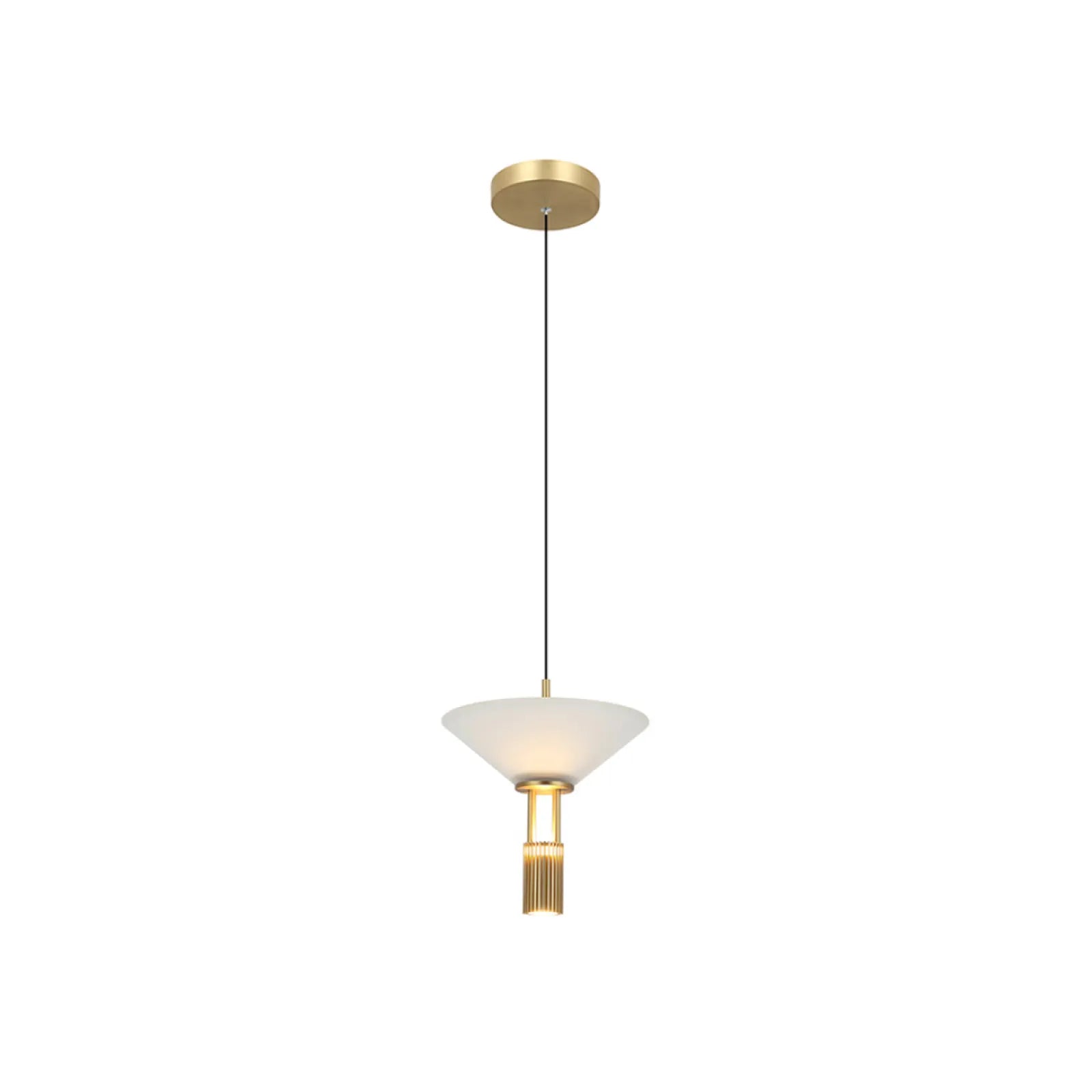 Pendul LED Auriu – Zambelis 23199