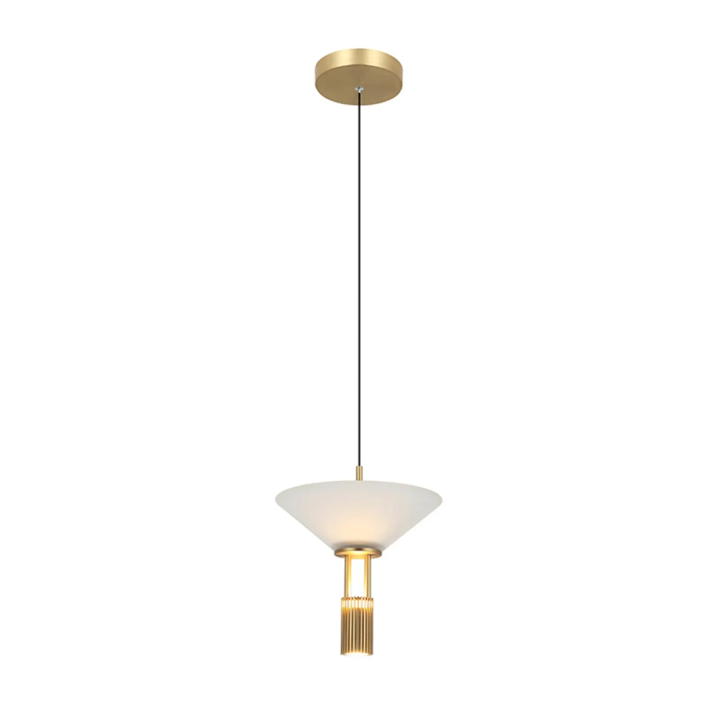 Pendul LED Auriu – Zambelis 23199