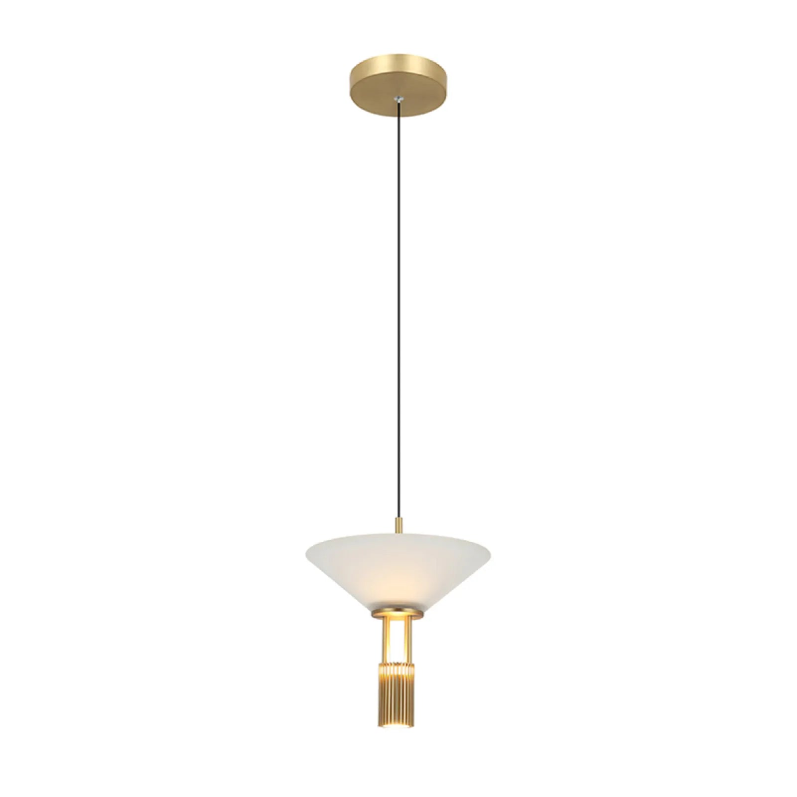 Pendul LED Auriu – Zambelis 23199
