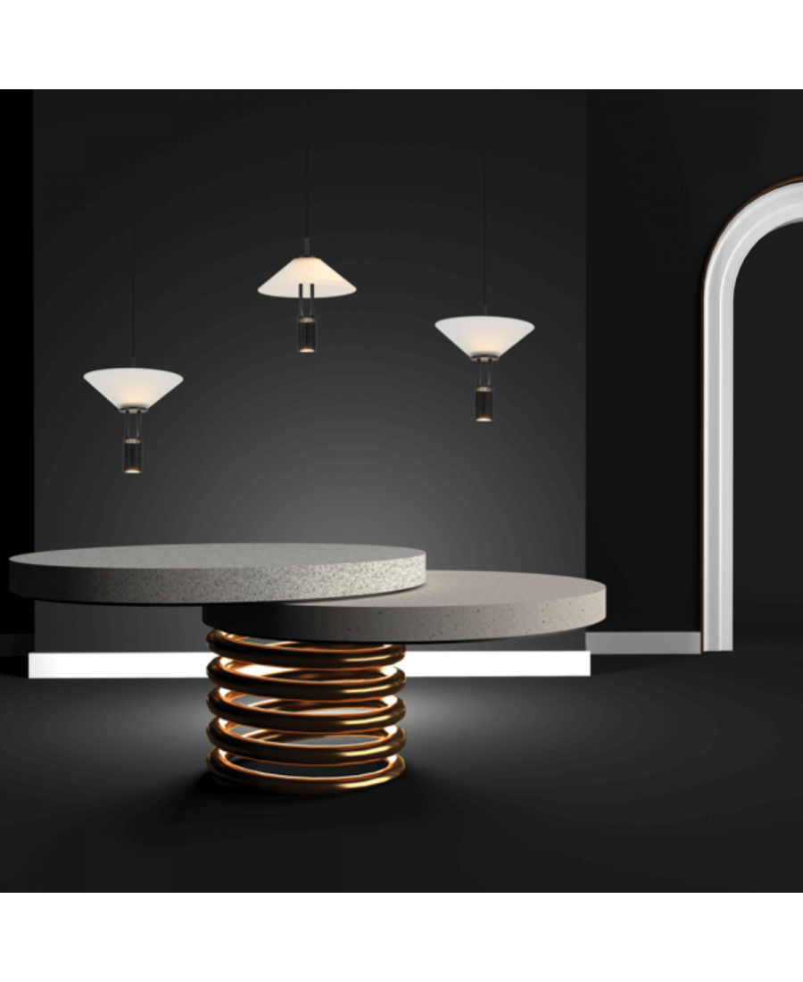 Lustră LED Negru – Zambelis 23202