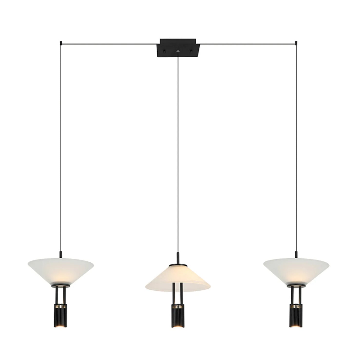 Lustră LED Negru – Zambelis 23202