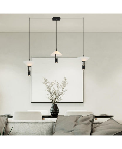 Lustră LED Negru – Zambelis 23202