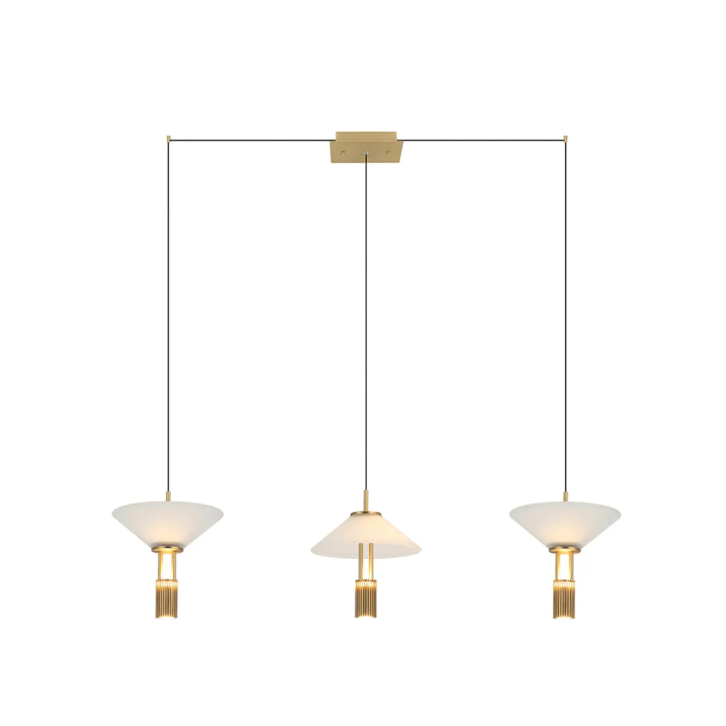Lustră LED Auriu – Zambelis 23203