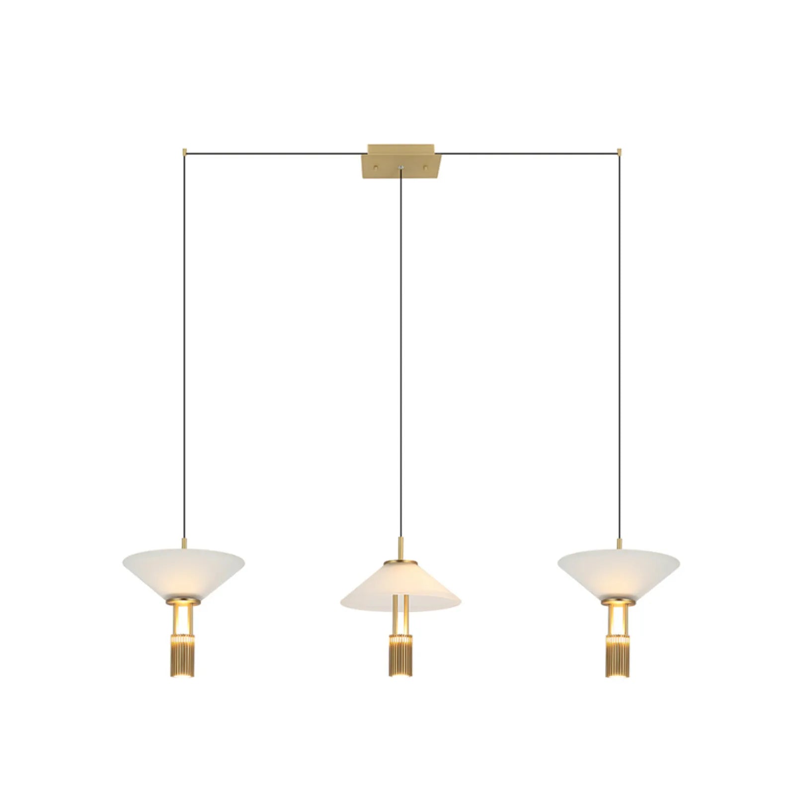 Lustră LED Auriu – Zambelis 23203