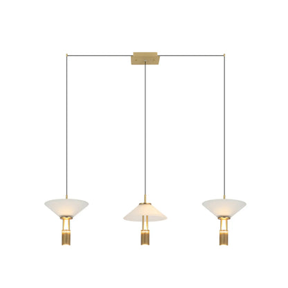 Lustră LED Auriu – Zambelis 23203