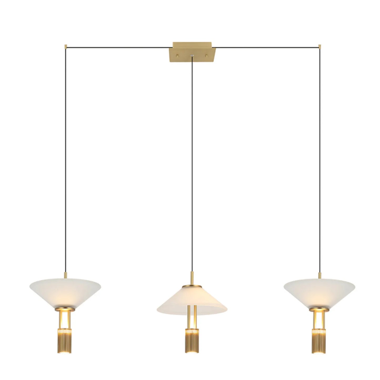 Lustră LED Auriu – Zambelis 23203
