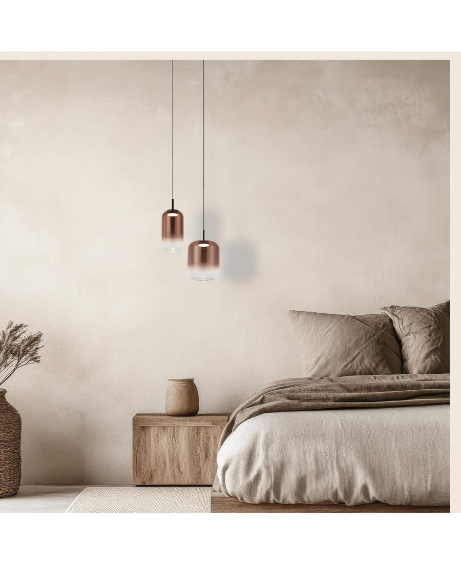 Pendul LED Negru – Zambelis 23216