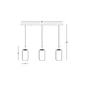 Pendul LED Auriu - Negru – Zambelis 23232