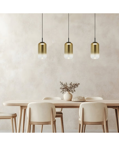 Pendul LED Auriu - Negru – Zambelis 23232