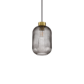 Suspensie MINT – sticlă art deco, gri sau verde - 237442