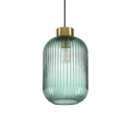Suspensie MINT – sticlă art deco, gri sau verde - 237497