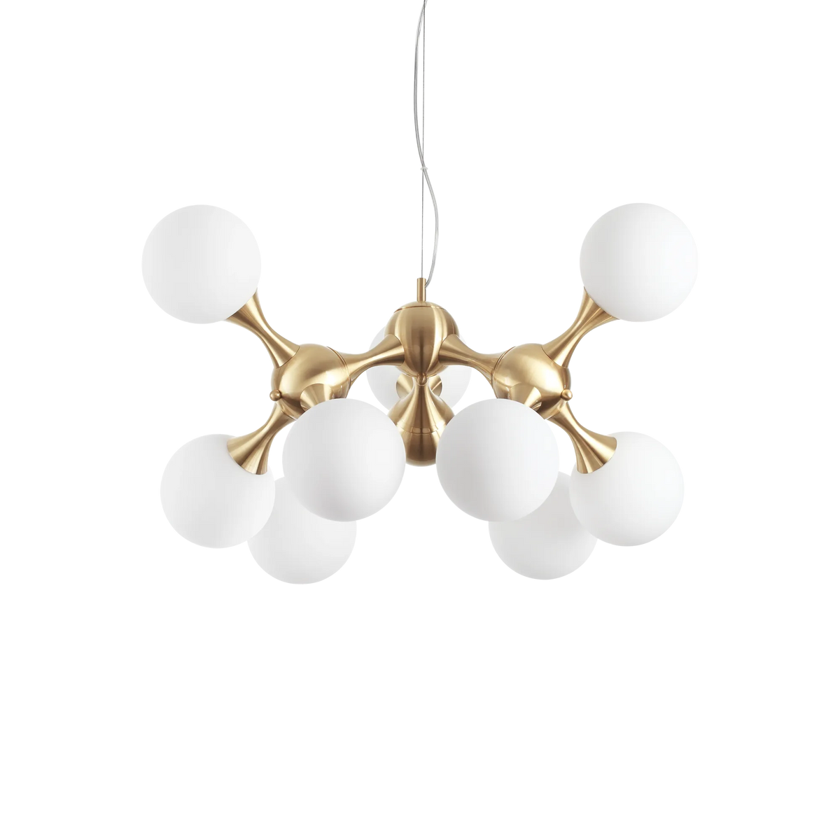 Suspensie NODI – structură tip atom, argintiu sau auriu - 241036