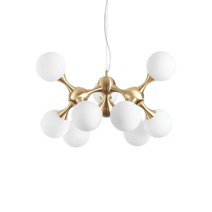 Suspensie NODI – structură tip atom, argintiu sau auriu - 241036