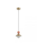 Pendul LED Alamă - Bej – Zambelis 25100