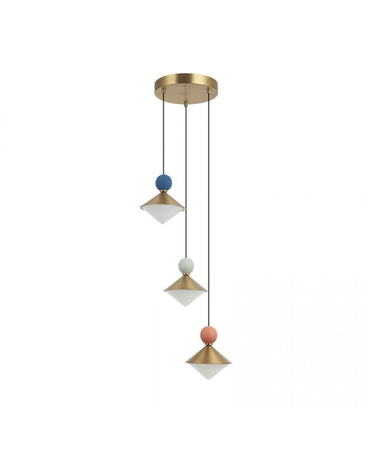 Lustră LED Albastru – Zambelis 25101