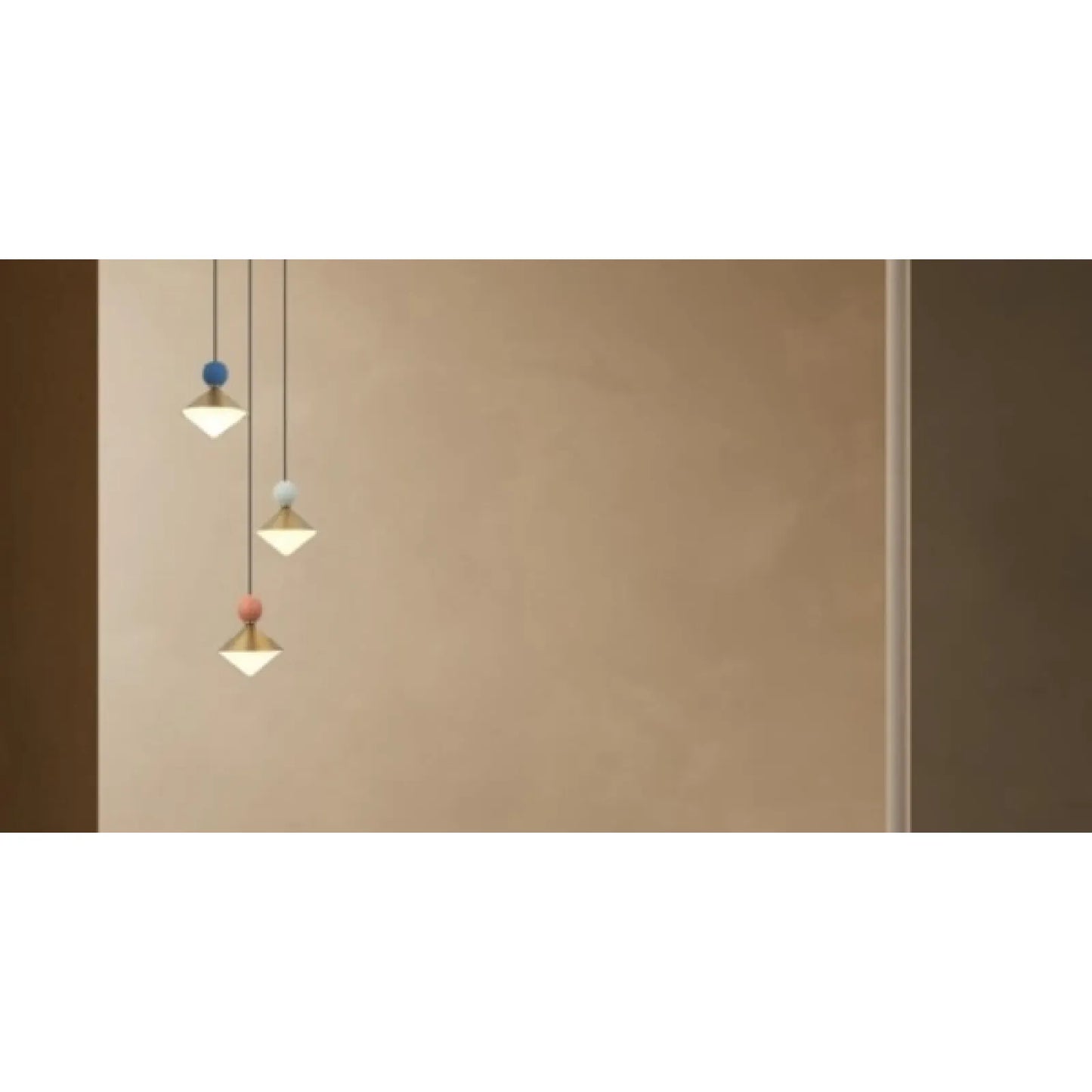 Lustră LED Albastru – Zambelis 25101