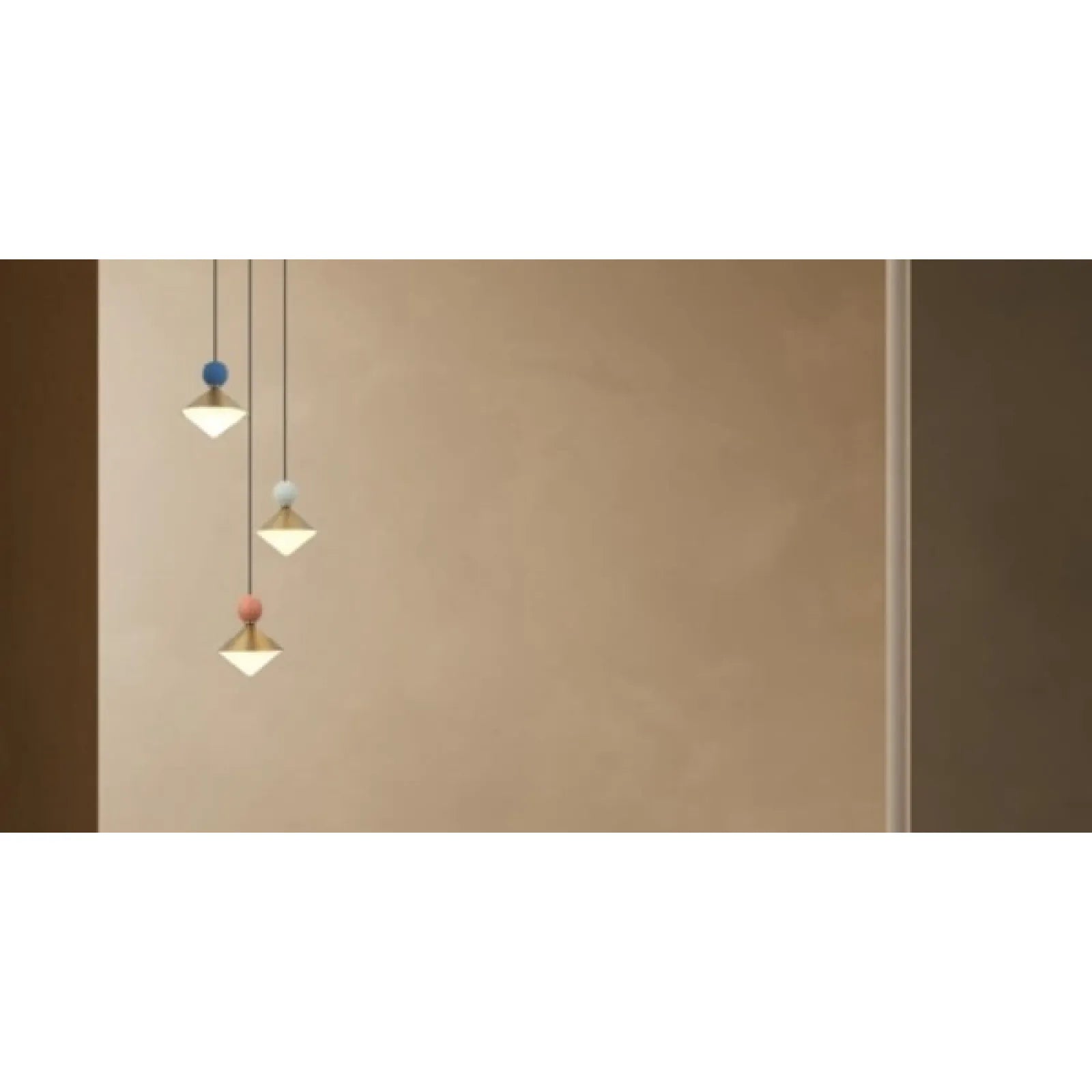 Lustră LED Albastru – Zambelis 25101