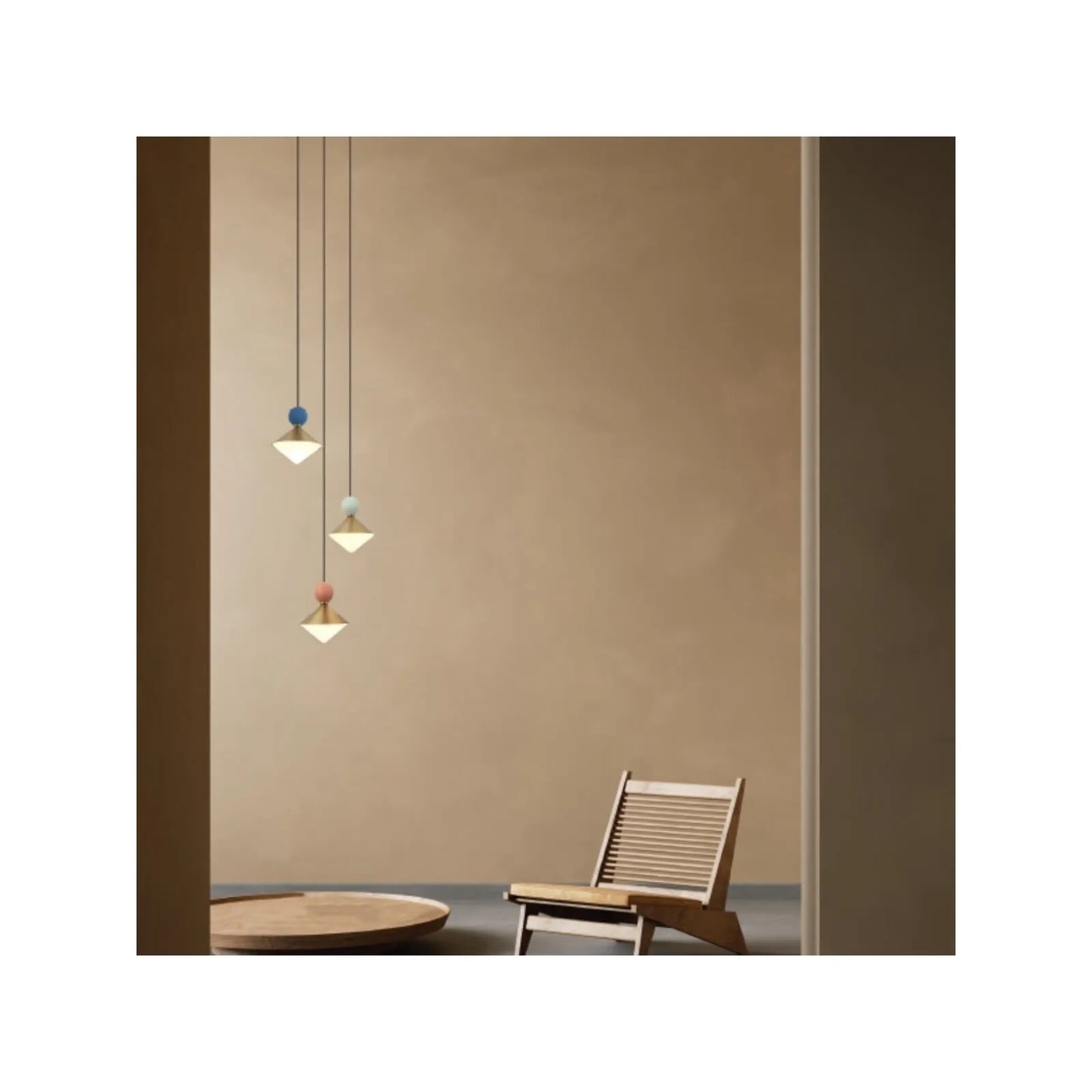 Lustră LED Albastru – Zambelis 25101