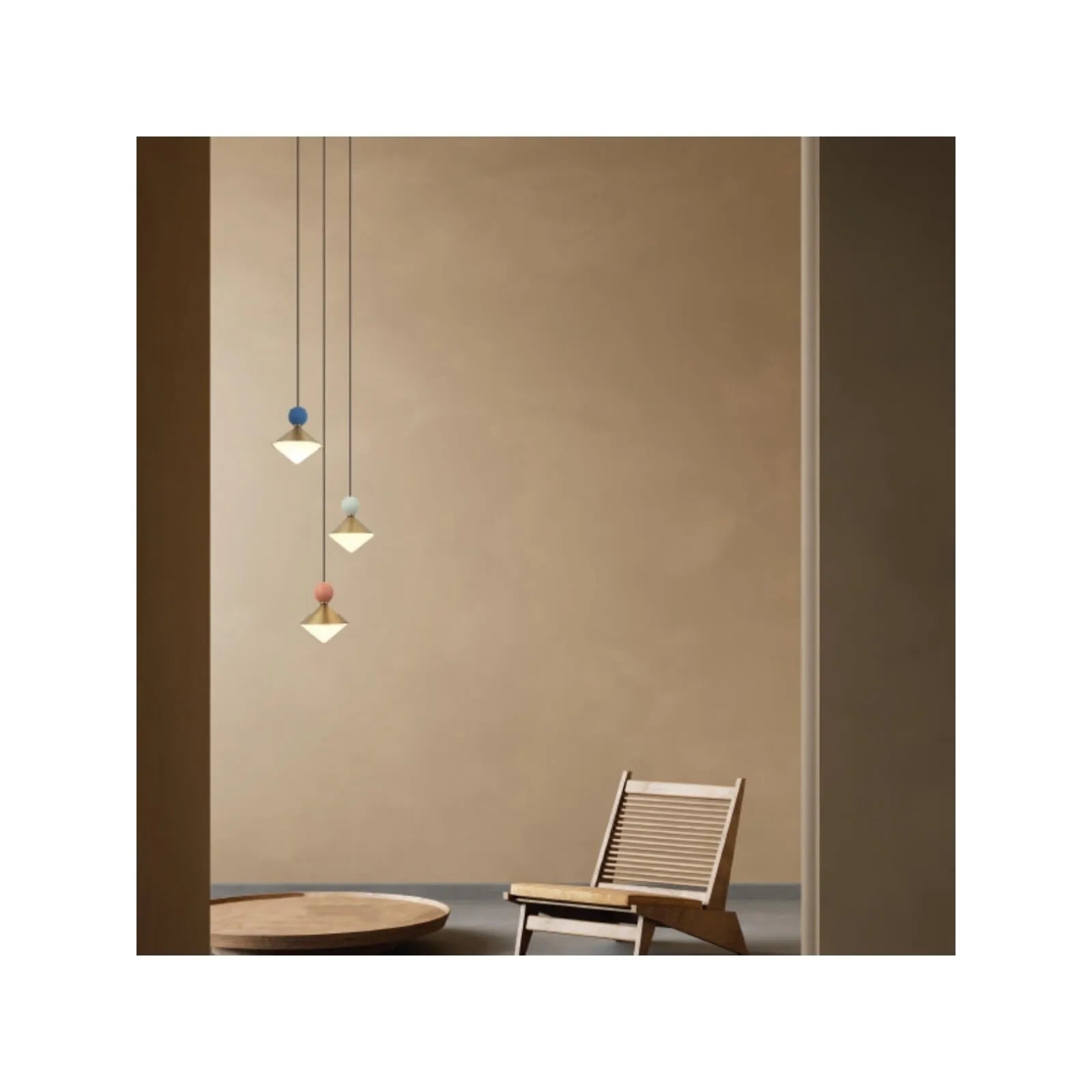 Lustră LED Albastru – Zambelis 25101