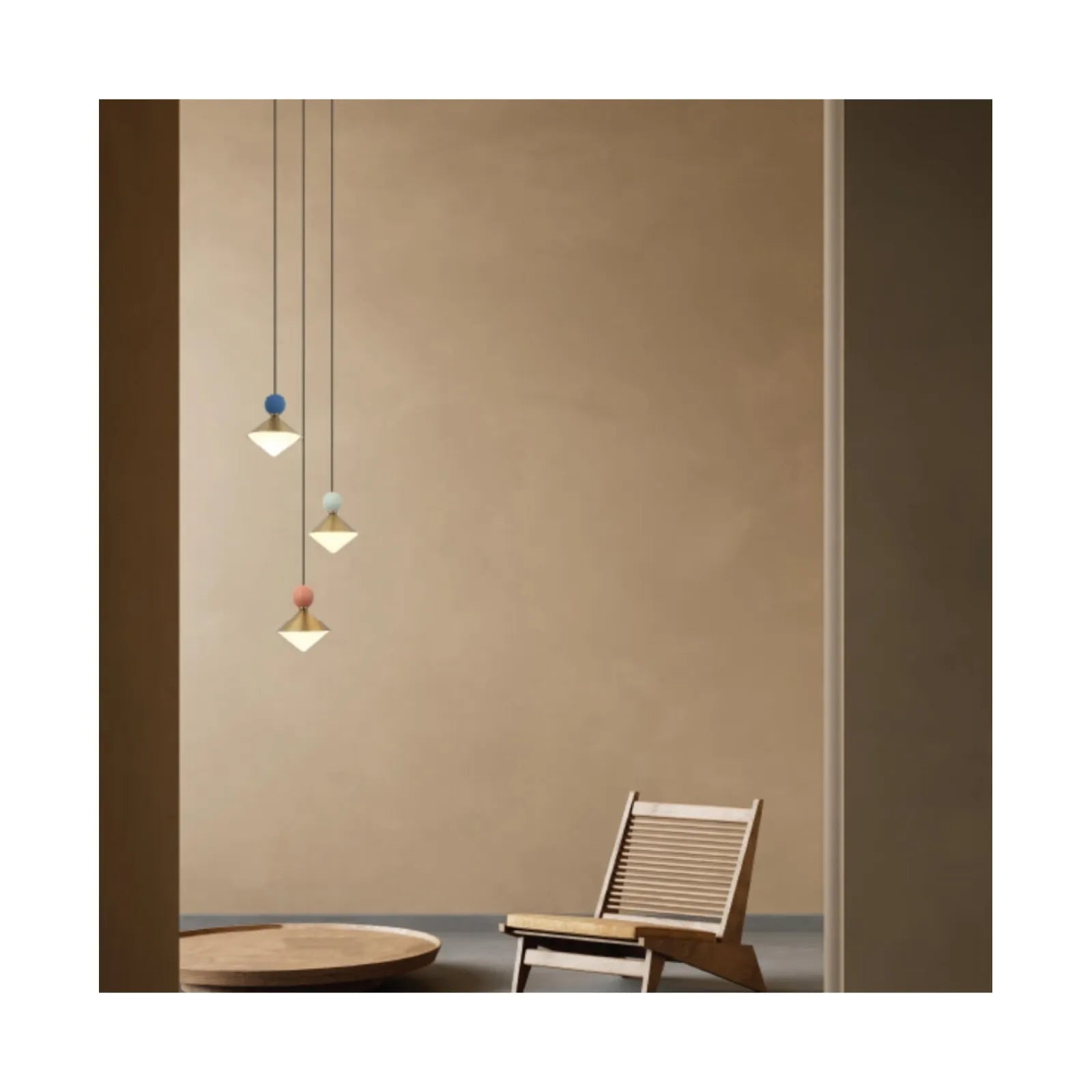 Lustră LED Albastru – Zambelis 25101