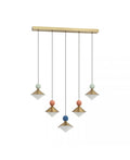 Lustră LED Albastru – Zambelis 25103