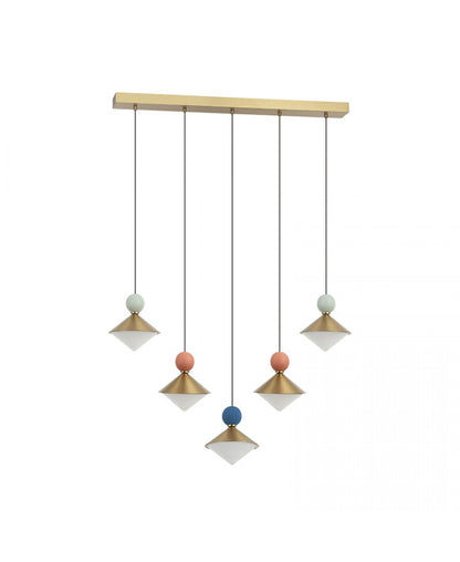 Lustră LED Albastru – Zambelis 25103
