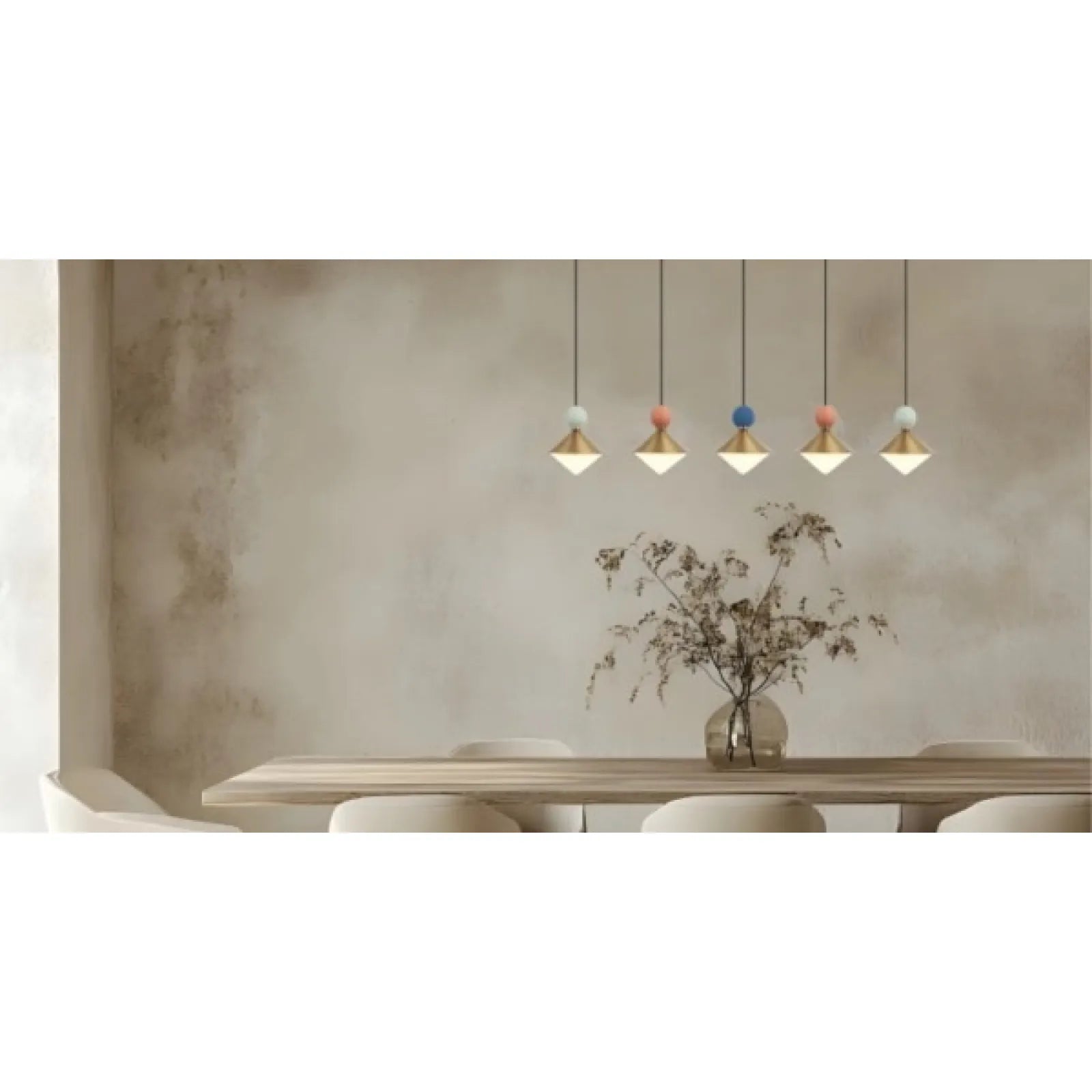 Lustră LED Albastru – Zambelis 25103