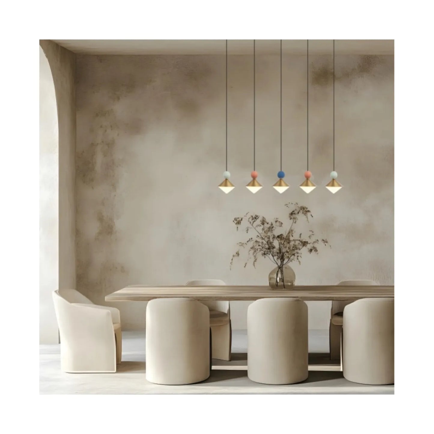 Lustră LED Albastru – Zambelis 25103