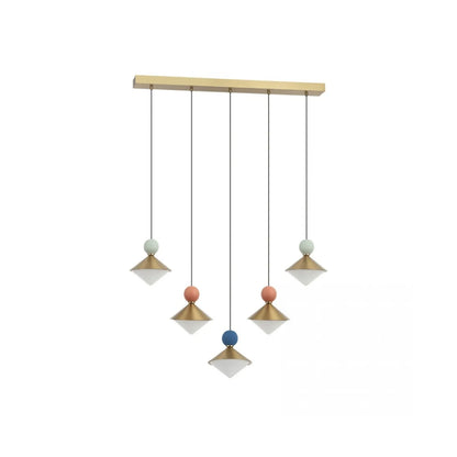 Lustră LED Albastru – Zambelis 25103