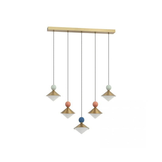 Lustră LED Albastru – Zambelis 25103