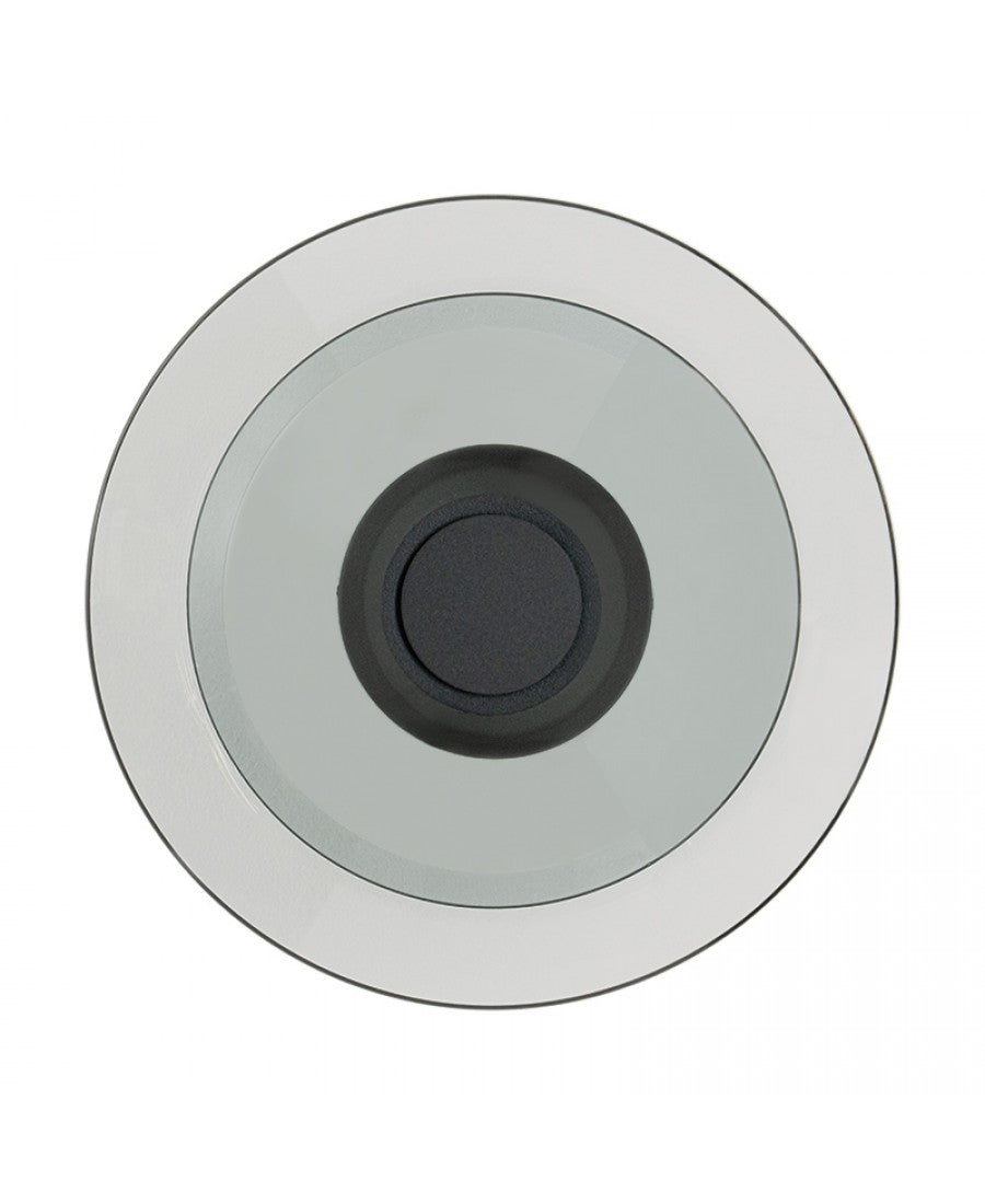 Aplică perete LED Negru Sablat - Sticlă Fumurie – Zambelis 25144